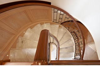 Spiral Staircase Calliope Motoryacht 